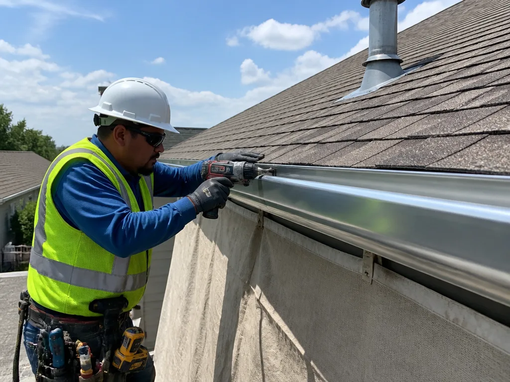 Aluminum Gutter Installation