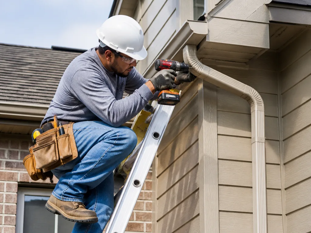 Downspout Installation