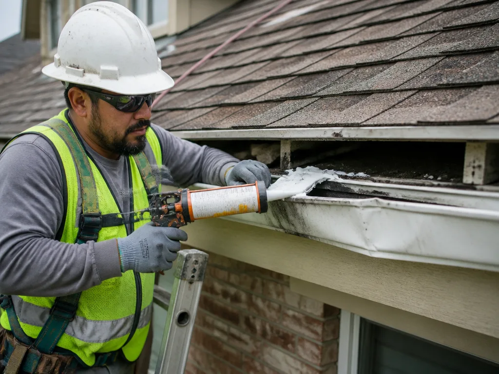 Storm Damage Gutter Repair
